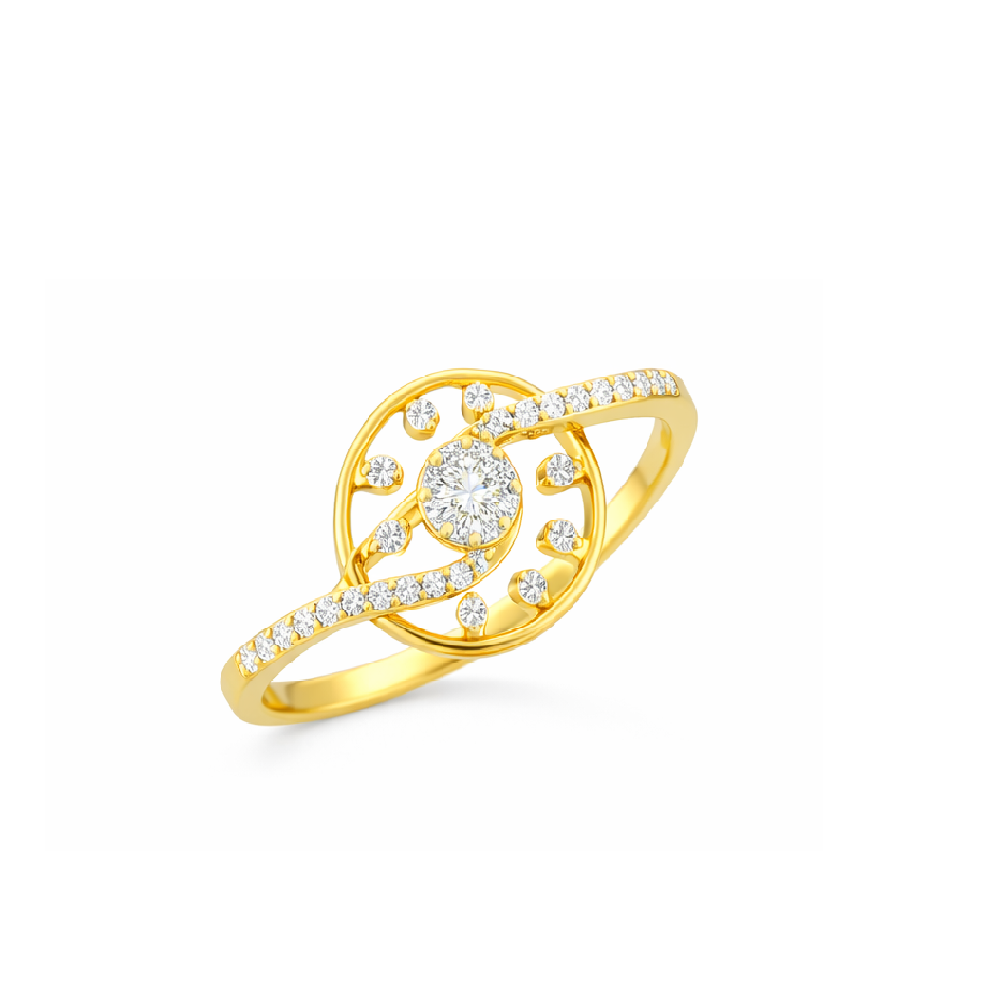 Celestial Orbit Bloom Diamond Ring - Image 3